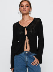 Swain Knit Cardigan Black