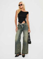 Mellowed Out Slouchy Jeans Antique Wash
