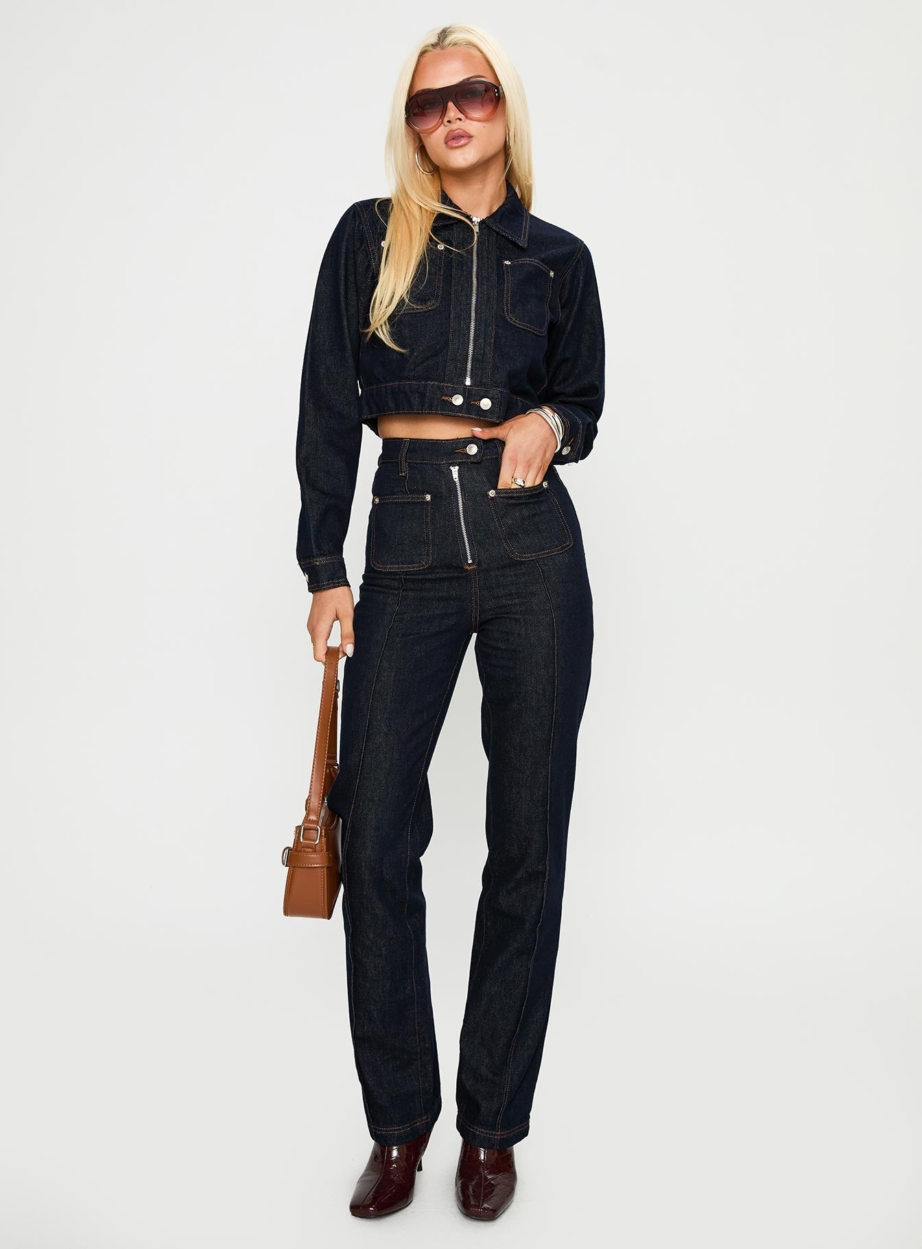 Stallion Straight Leg Jeans Indigo