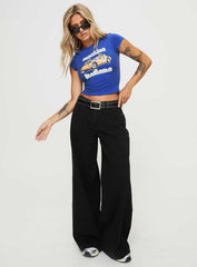 Naylor Wide Leg Jeans Washed Black Denim Tall