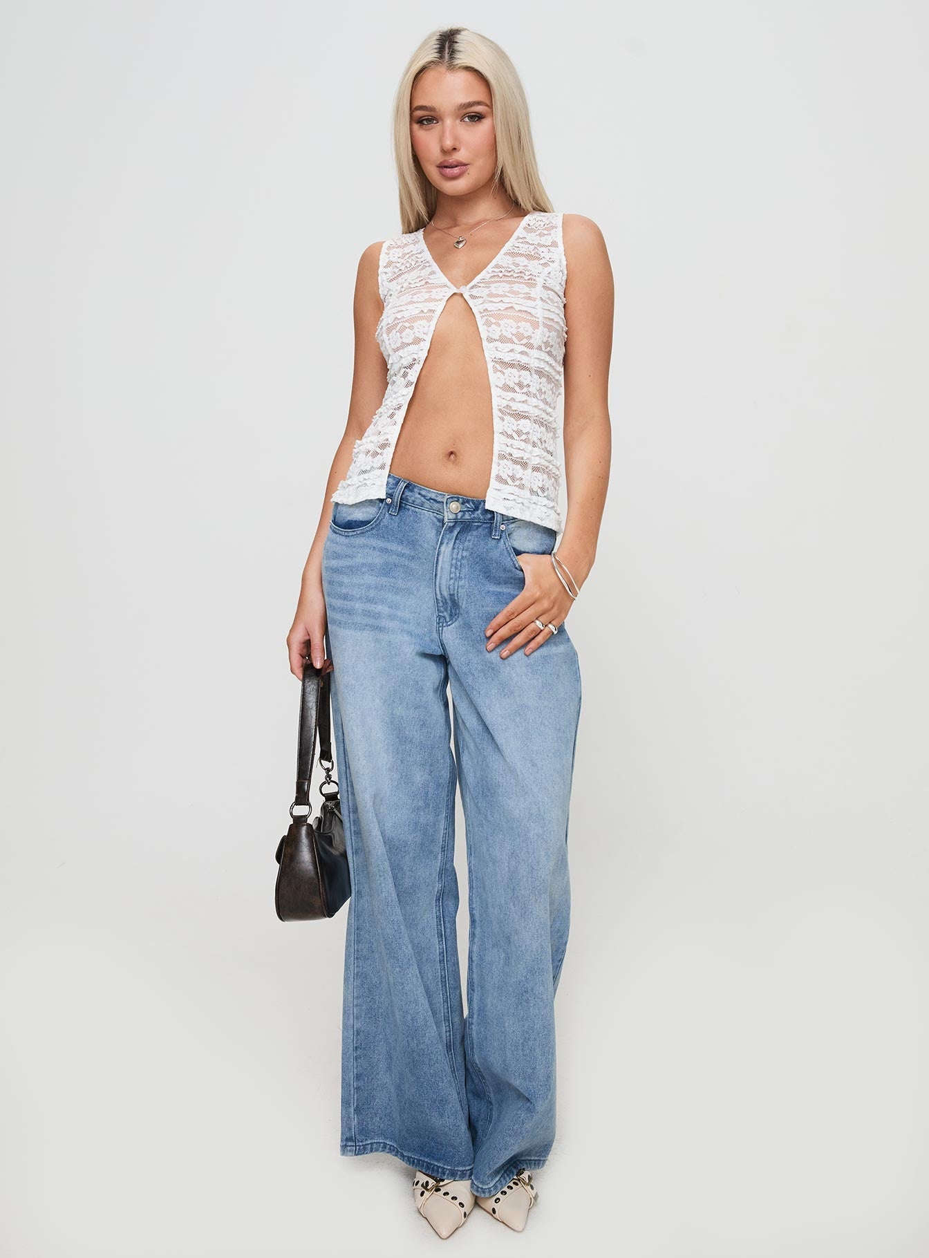 Quillan Top White