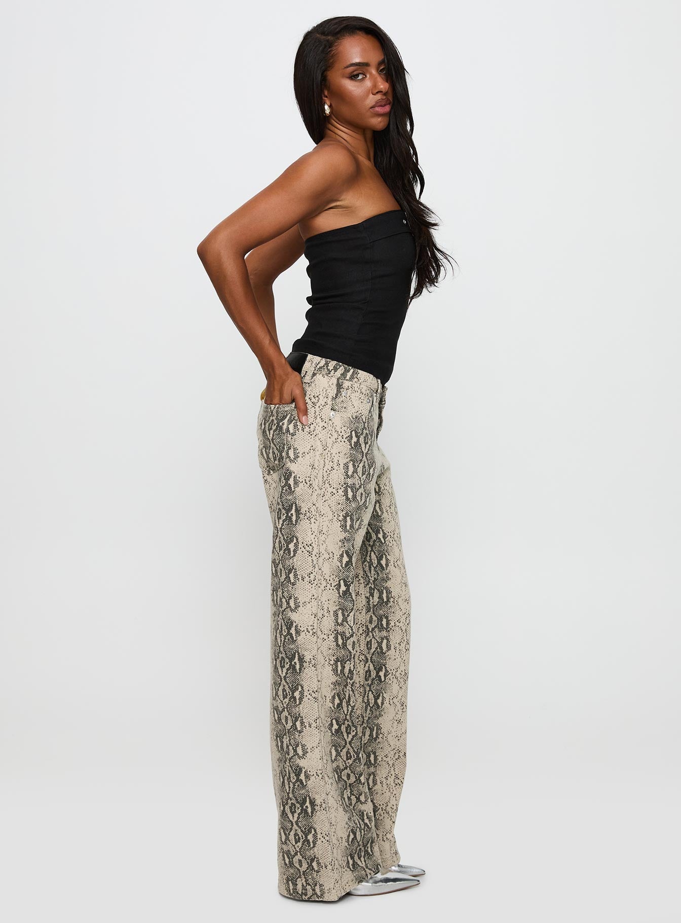 Serpentina Straight Leg Jeans Snake