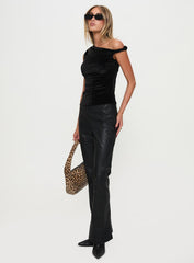 Cologne Bootleg Pant Black