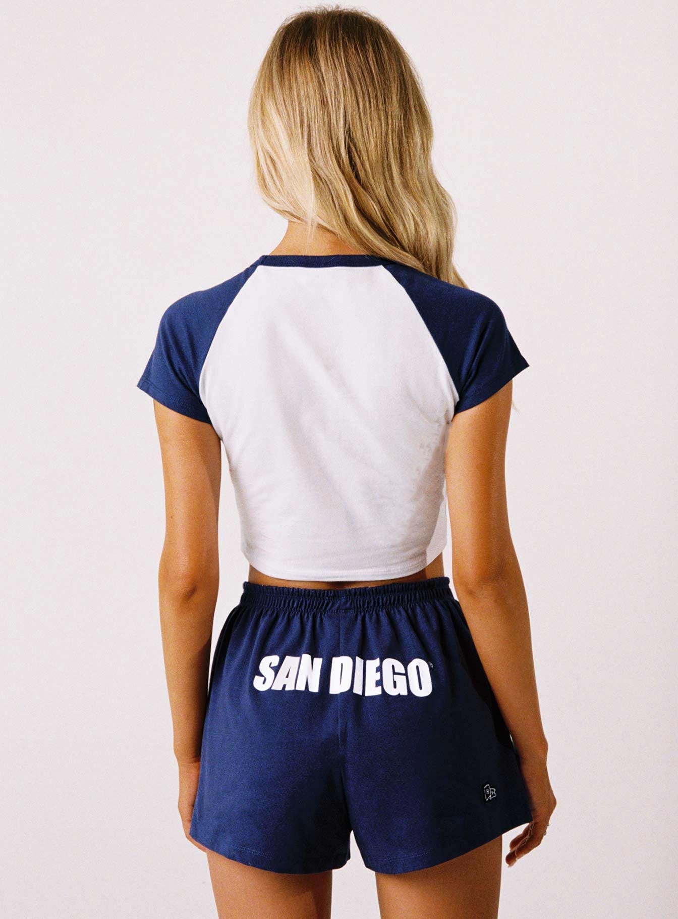 USD Homerun Tee Navy / White