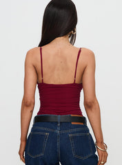 Merril Bodysuit Maroon