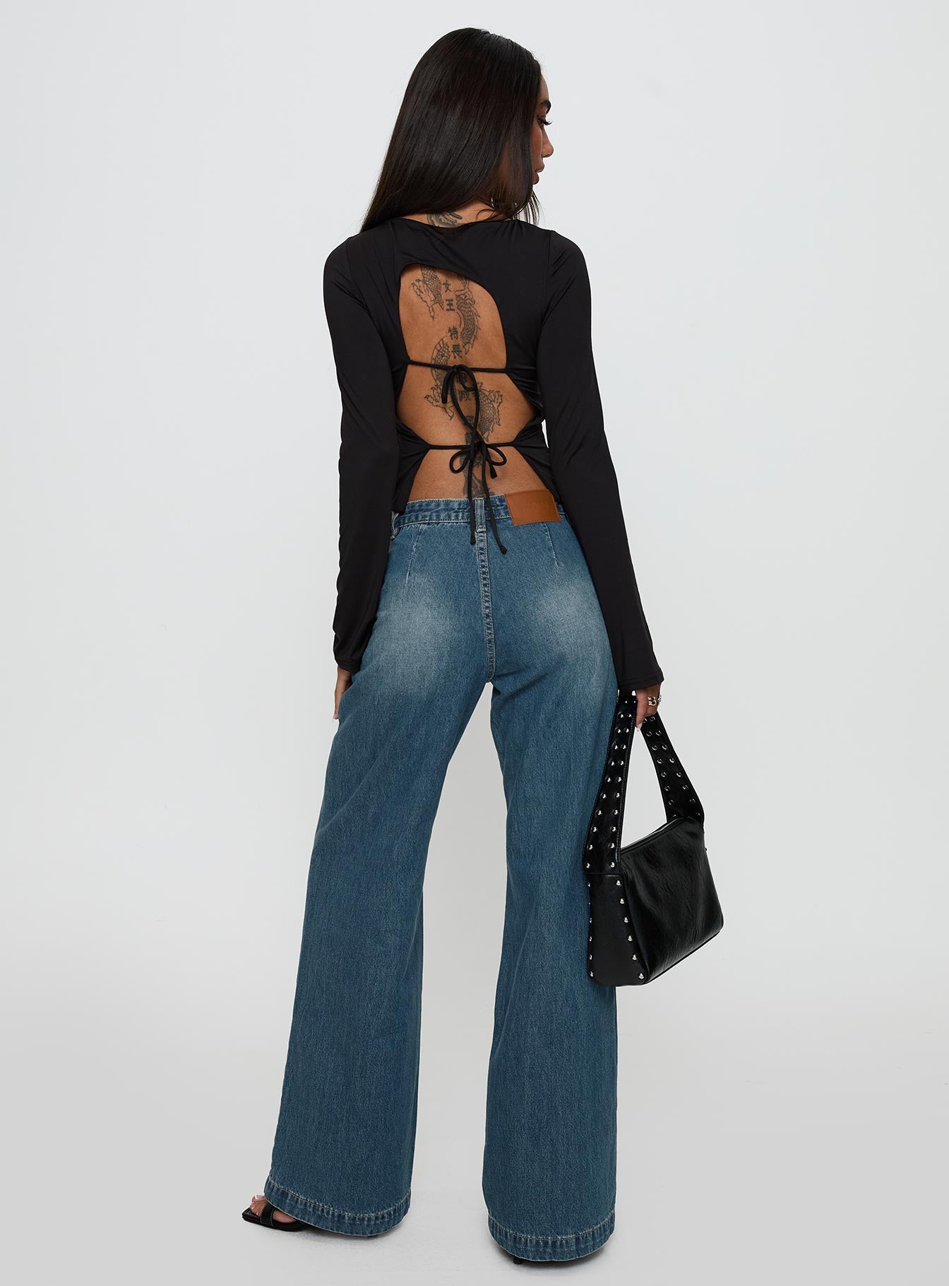 Laguardia Wide Leg Jeans Dark Blue Wash