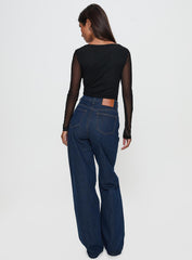 Nicolo Jeans Mid Raw Denim