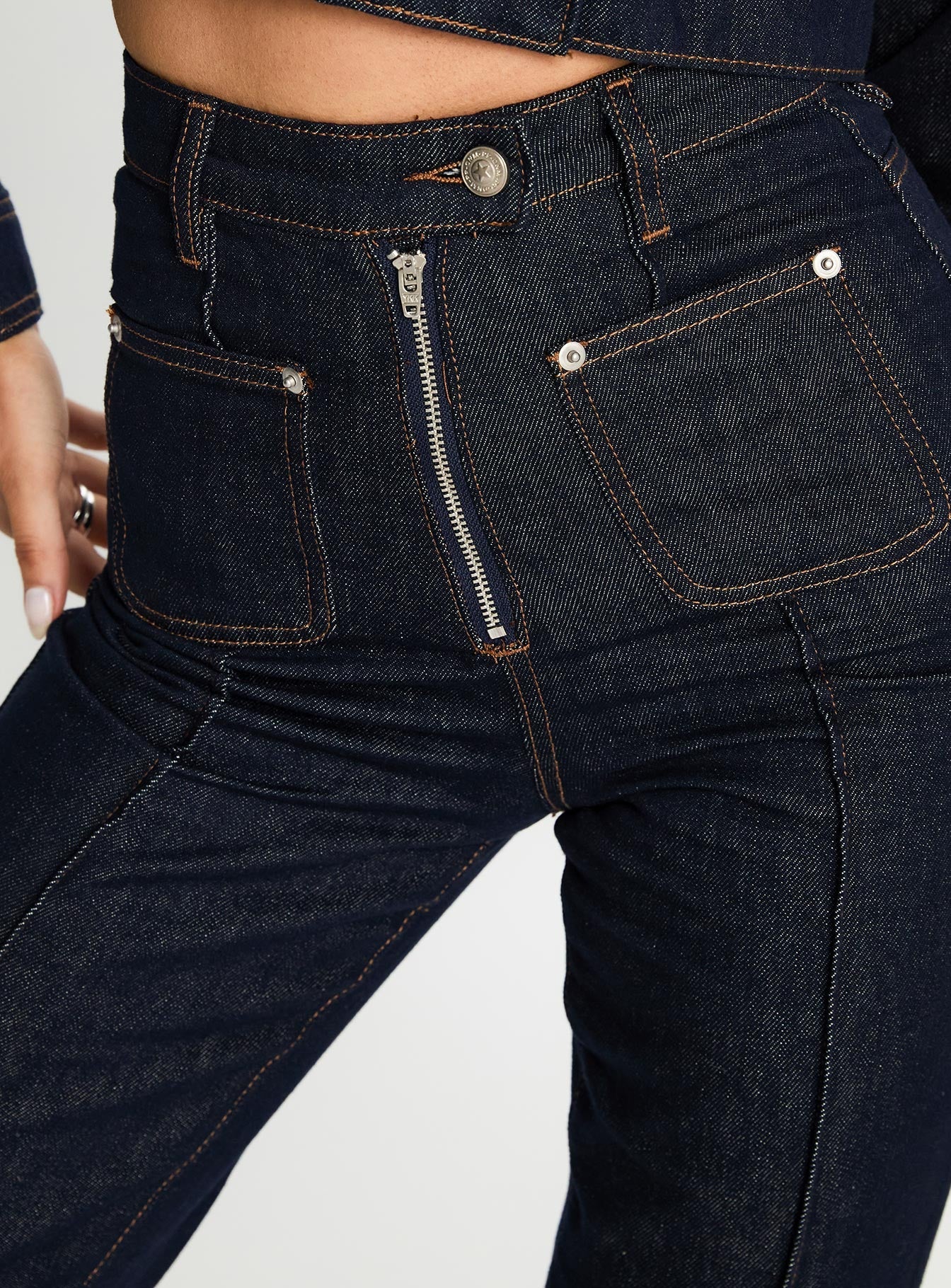 Stallion Straight Leg Jeans Indigo