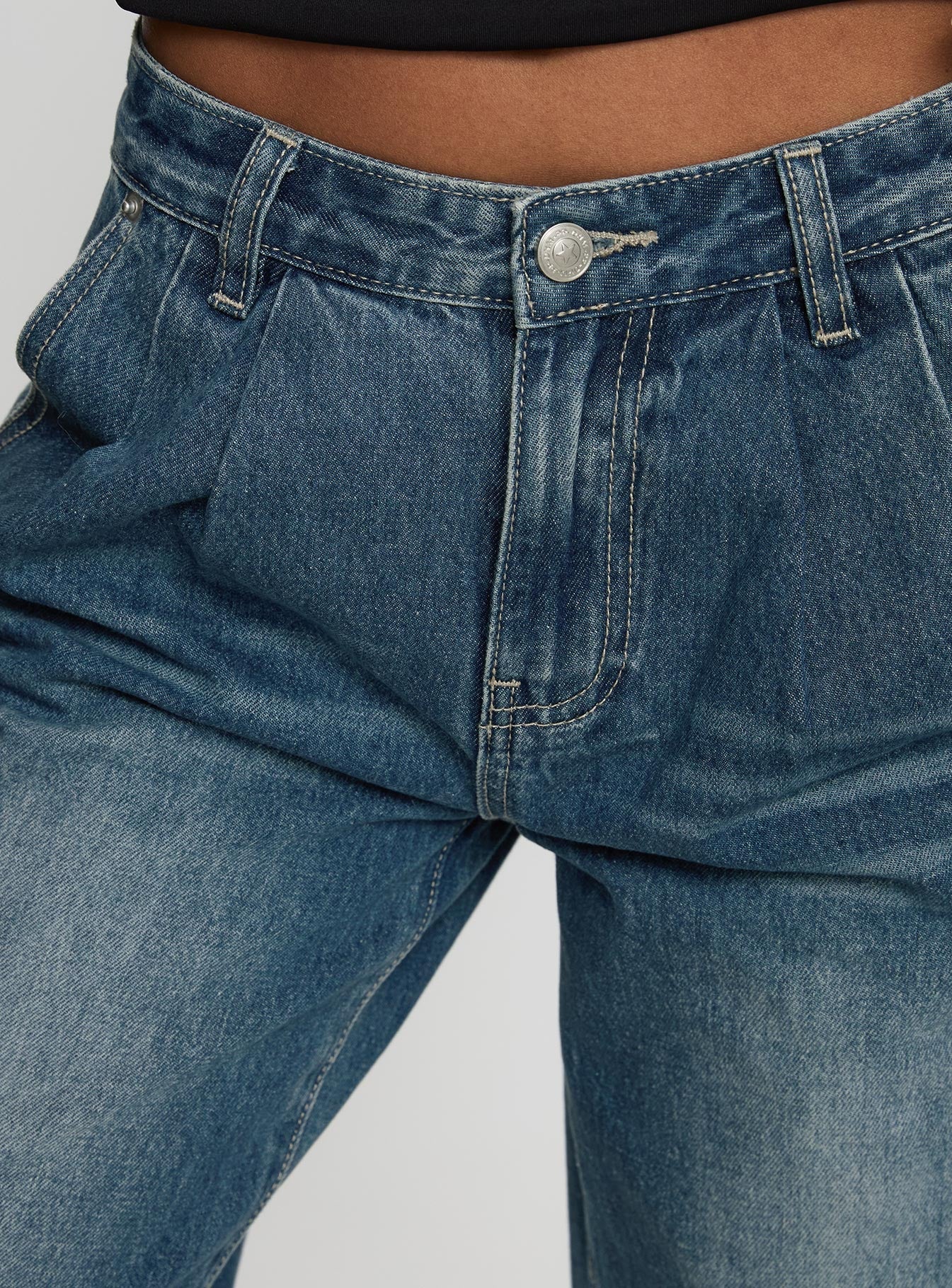 Laguardia Wide Leg Jeans Dark Blue Wash