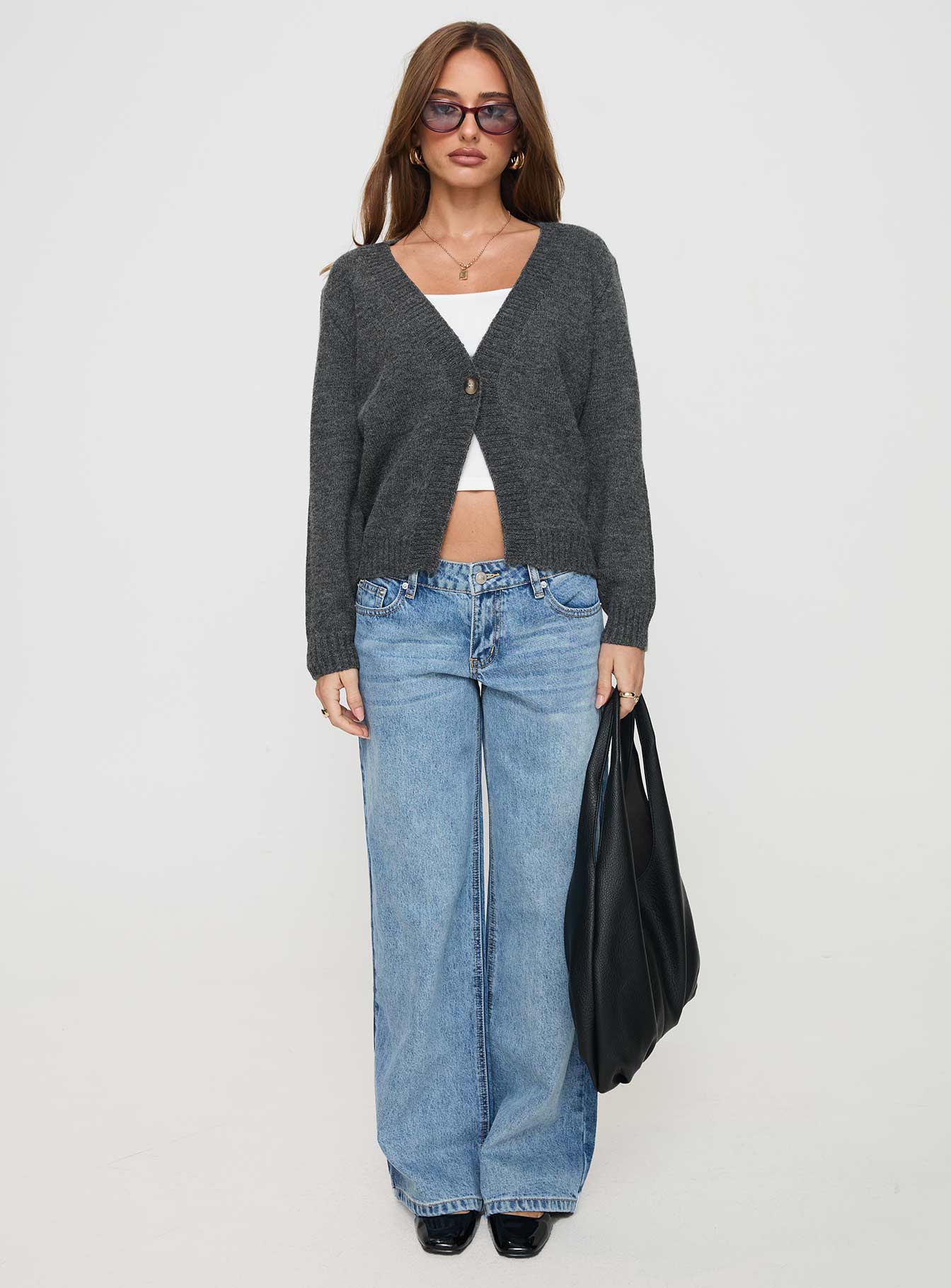 Larkins Cardigan Grey